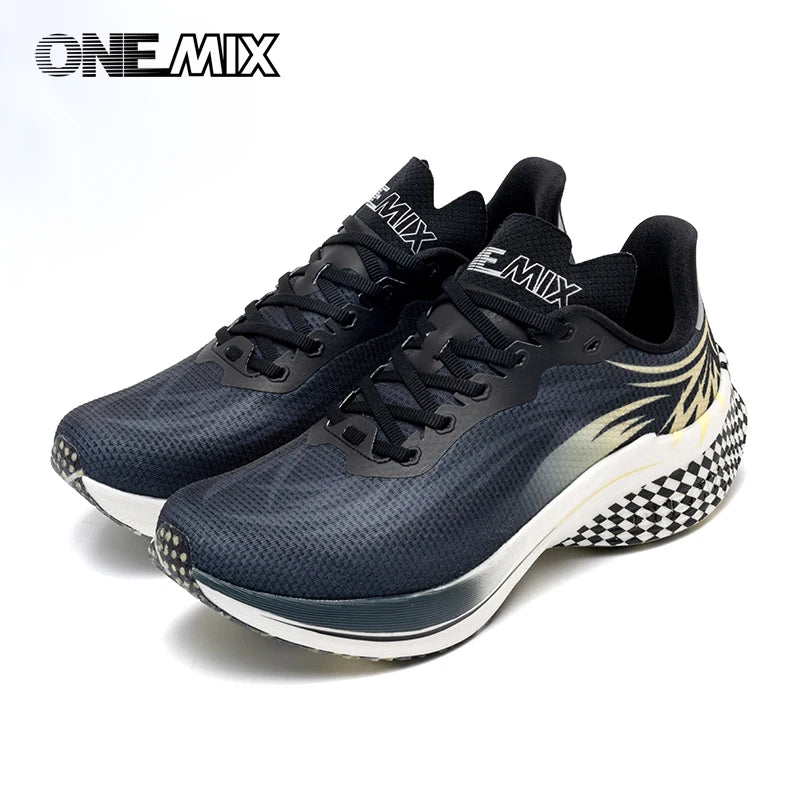 ONEMIX 2024 Pro Running Shoes – Breathable Nylon Plate Sneakers for Men & Women