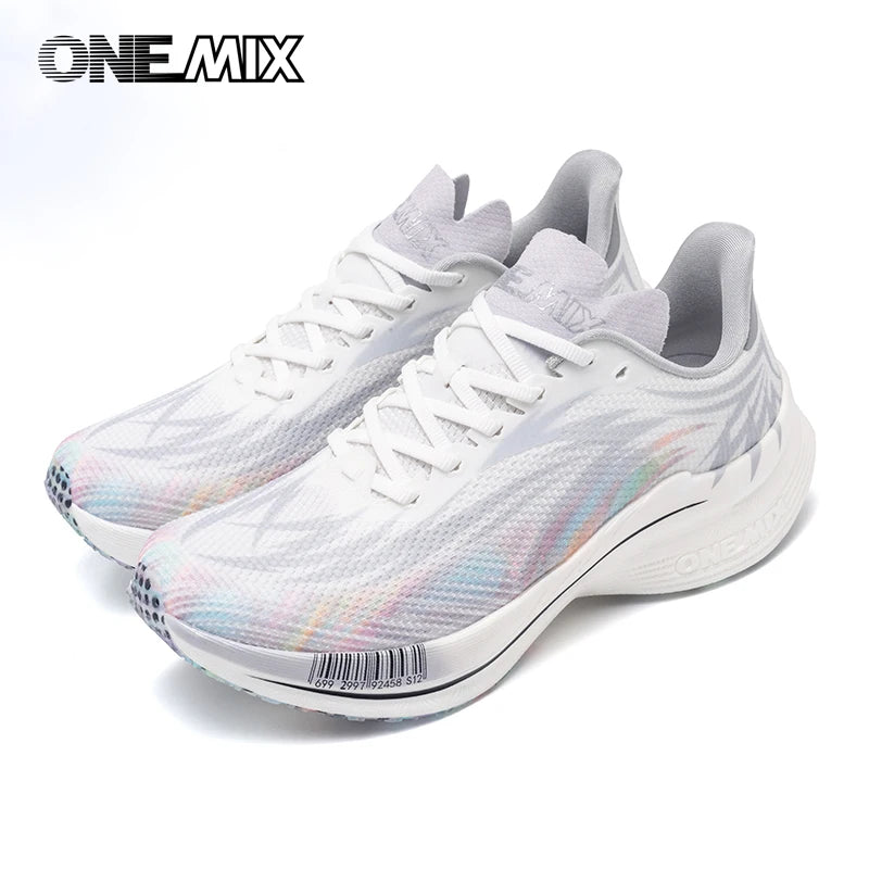 ONEMIX 2024 Pro Running Shoes – Breathable Nylon Plate Sneakers for Men & Women