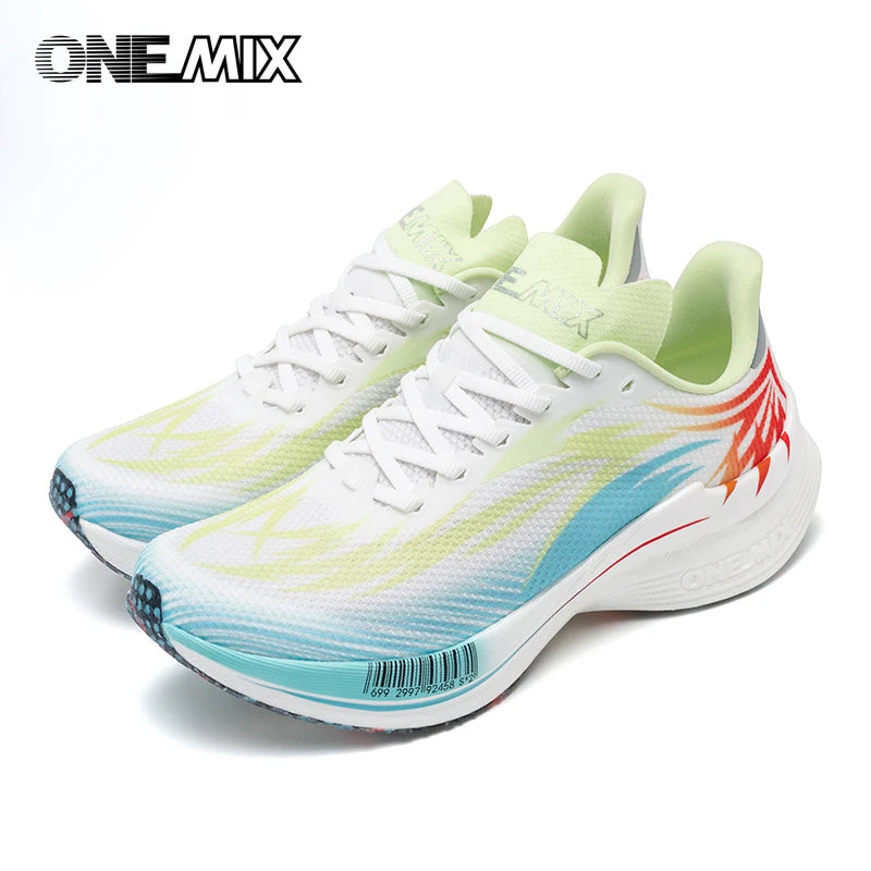 ONEMIX 2024 Pro Running Shoes – Breathable Nylon Plate Sneakers for Men & Women