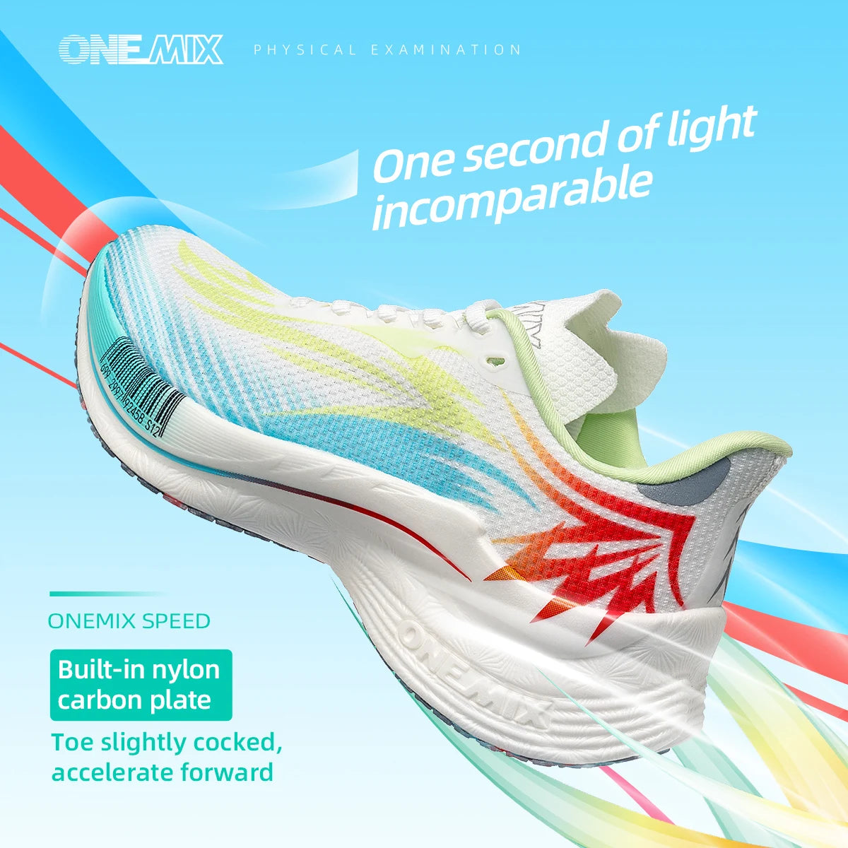 ONEMIX 2024 Pro Running Shoes – Breathable Nylon Plate Sneakers for Men & Women