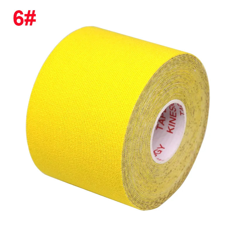 Kinesiology Tape for Sports | 5m Athletic Muscle Pain Relief Strapping Bands for Padel, Tennis & Gym