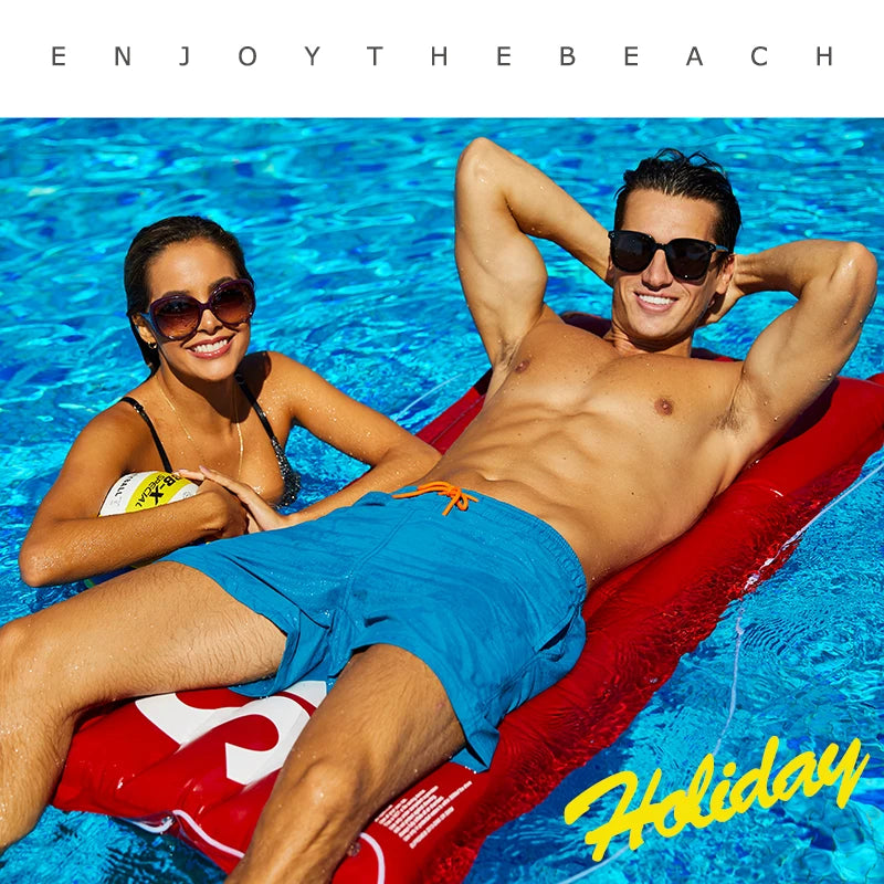 ESCATCH Men’s Padel/Tennis Beach Shorts – Quick-Dry Swim Trunks & Court-Ready Board Shorts