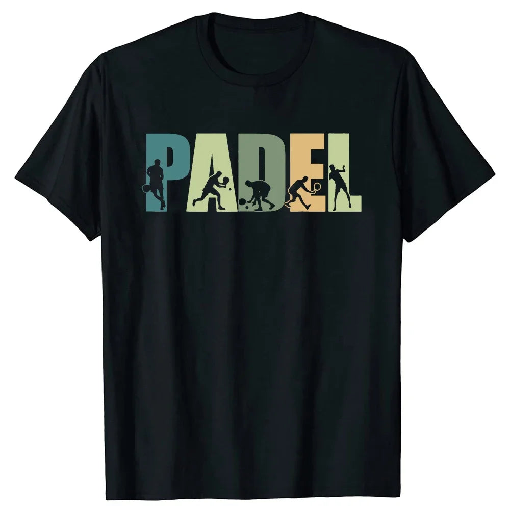Padel Tennis Graphic Tee – Men’s Summer T-Shirt