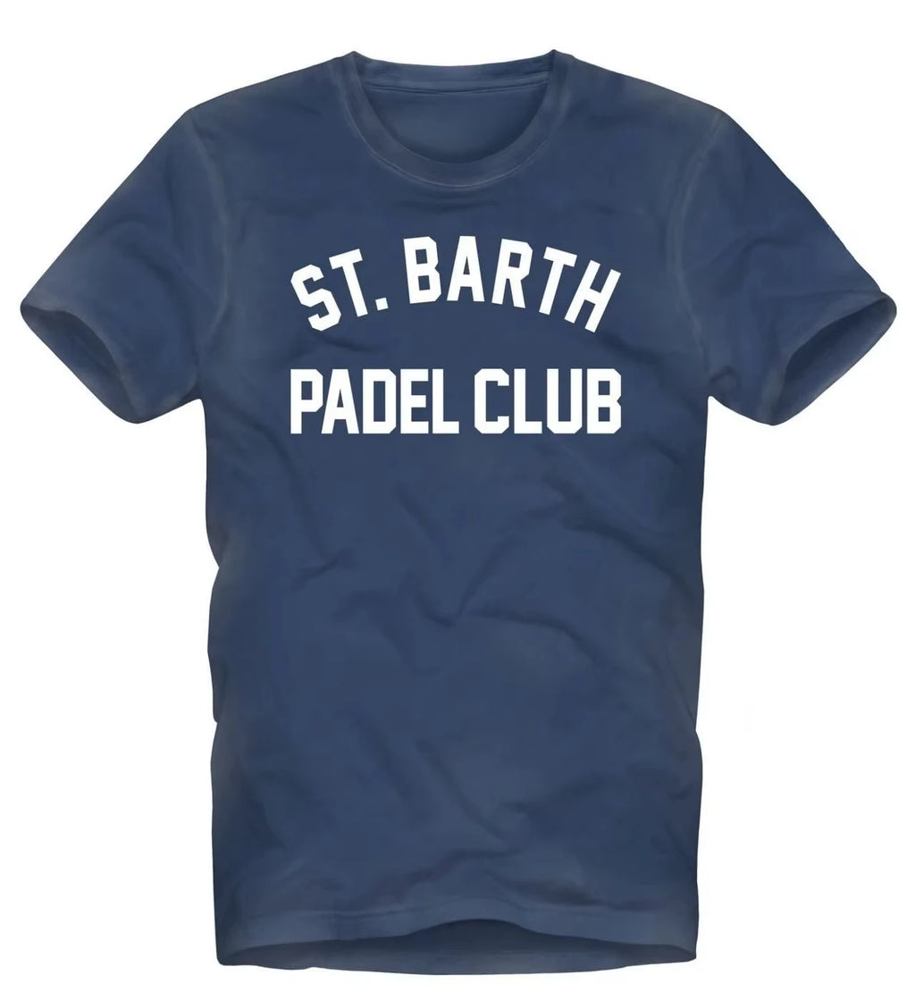 Luxury Padel Print T-Shirt – MC2 Saint Barth Unisex Tee