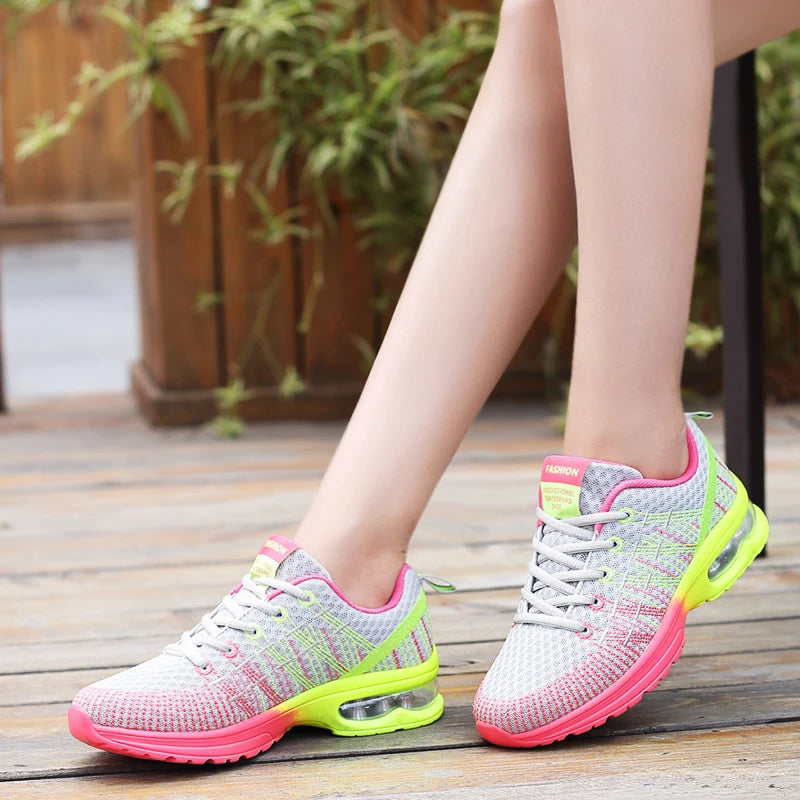 Women's Breathable Running & Walking Sports Shoes – Non-Slip Athletic Sneakers