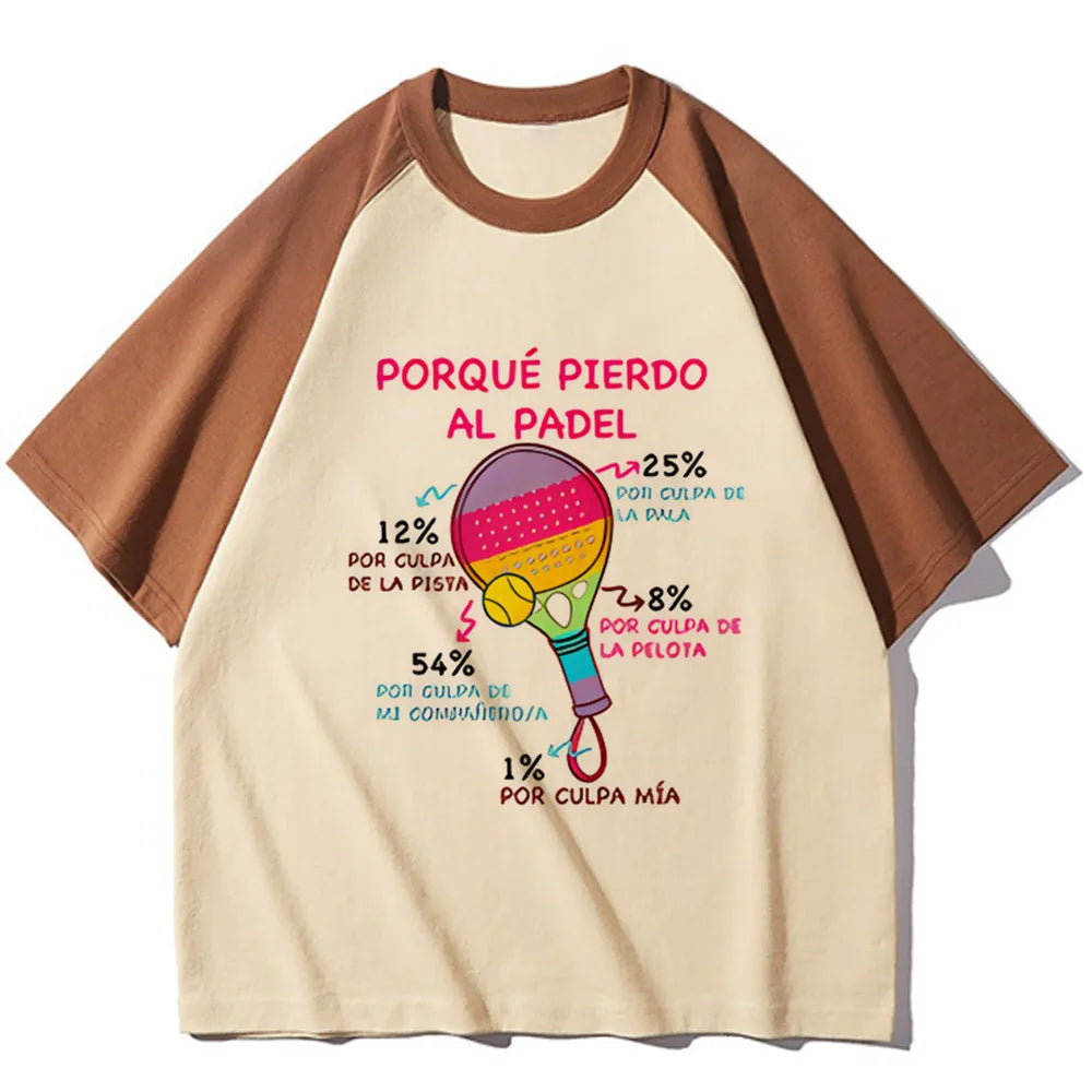 Juniors’ Padel Printed Shirt – Lightweight & Breathable Sports Top for Kids