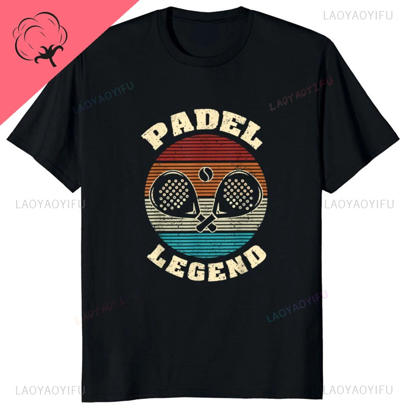 Porque Pierdo al Padel – Funny Cotton Graphic Tee for Men