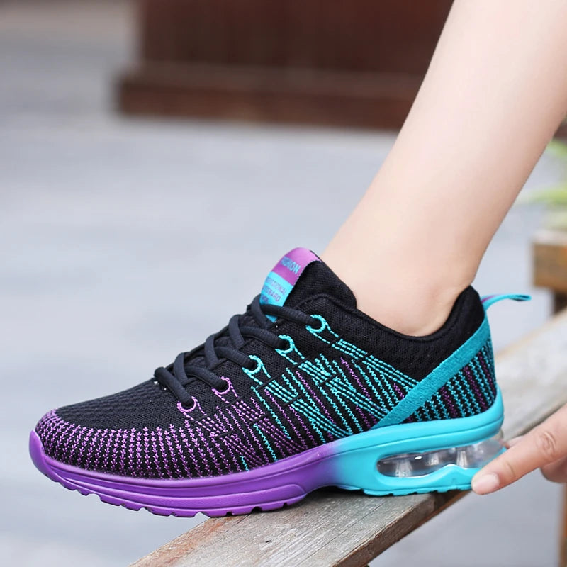 Women's Breathable Running & Walking Sports Shoes – Non-Slip Athletic Sneakers