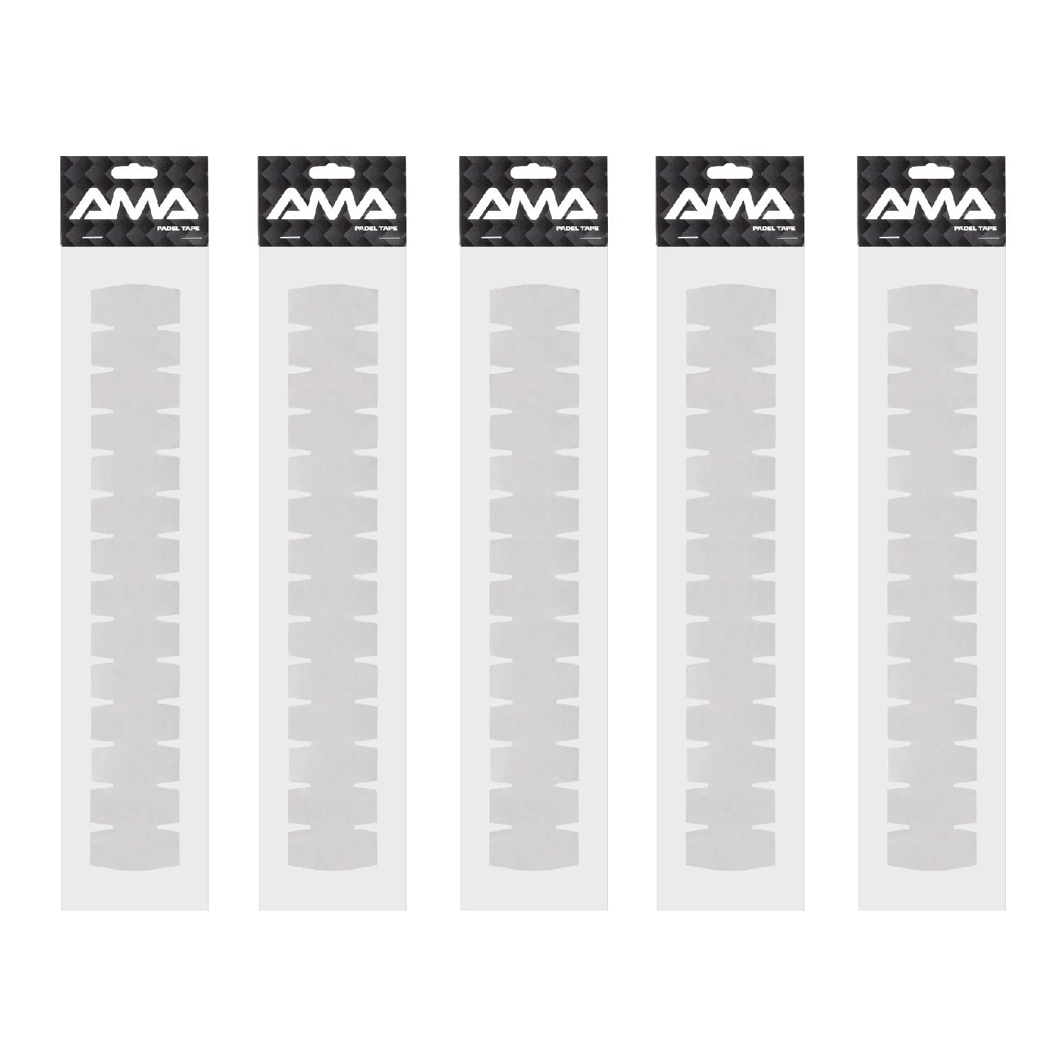 AMA SPORT Padel Racket Edge Protector Tape – Pack of 1/2/6, Durable Transparent Racket Guard