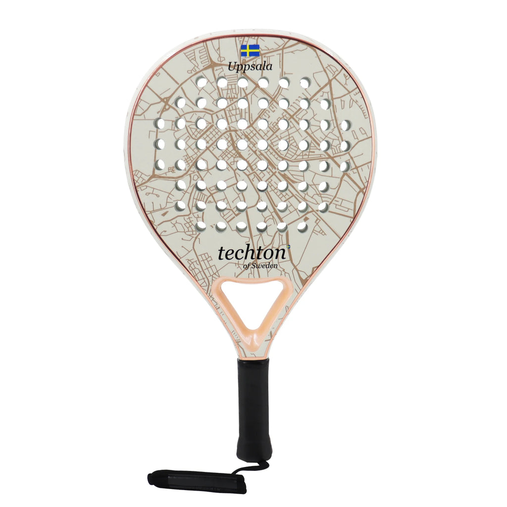 3K/12K Carbon Fiber Padel Racket – Foam Core Round Paddle with 3D Hexagon Design & Cover Bag