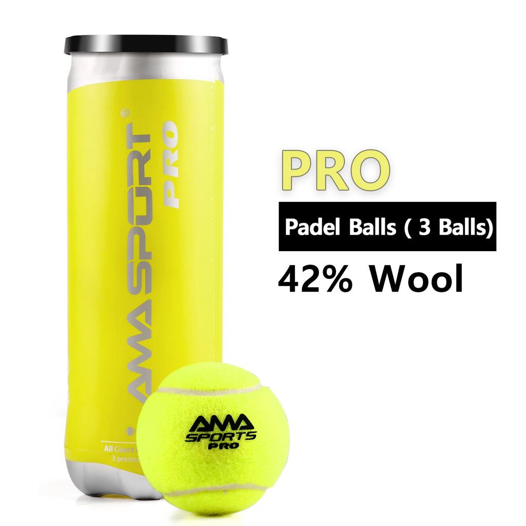 Tournament Grade Padel Balls – Durable 3-Pack for Professional & Amateur Players
