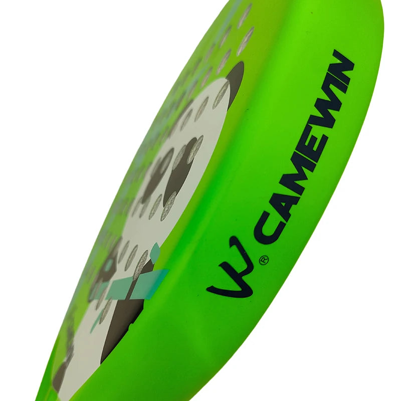 Child Padel & Tennis Racket – 50% Carbon Fiber, 50% Glass Fiber Paddle with Multi-Sport Use