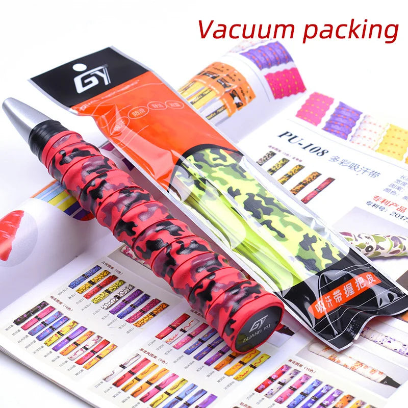 3pcs Camouflage Sports Racket Overgrips – Padel & Tennis Grip Tape