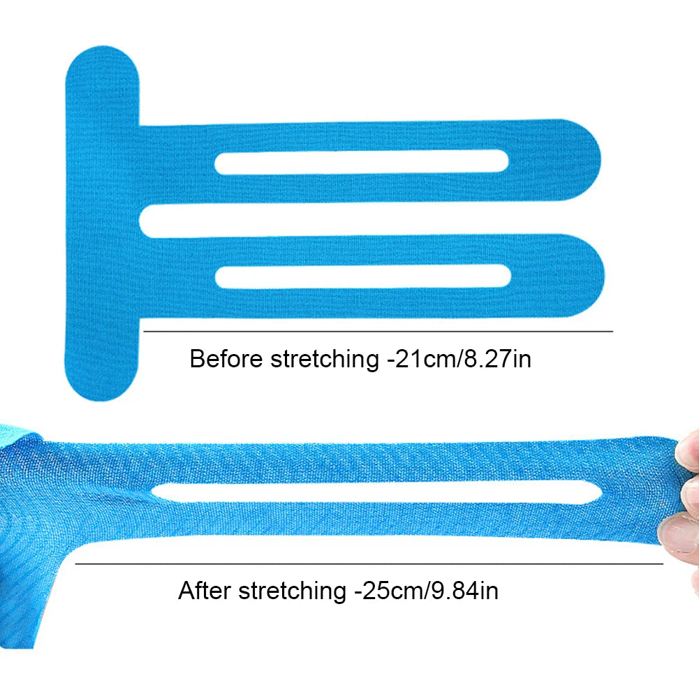 5Pcs Kinesiology Tape for Knee & Shoulder | Precut Athletic Muscle Support Tape for Padel, Tennis & Sports