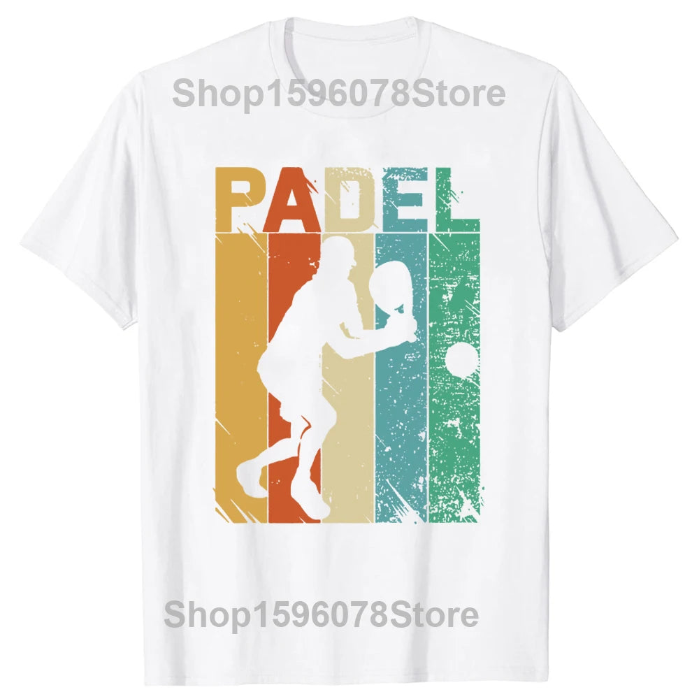 Padel Tennis Graphic Tee – Men’s Summer T-Shirt