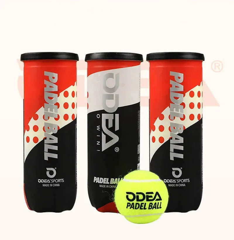 ODEA Padel & Tennis Balls – 3pcs Barrel | High Elasticity, Durable Training Balls