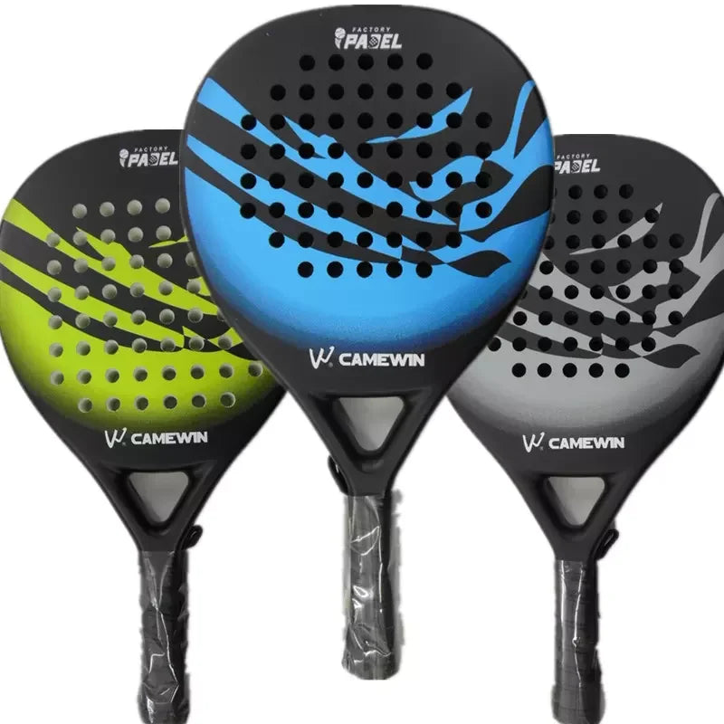 Camwin Carbon Fiber Padel Racket – Lightweight EVA Foam Core with Carry Bag
