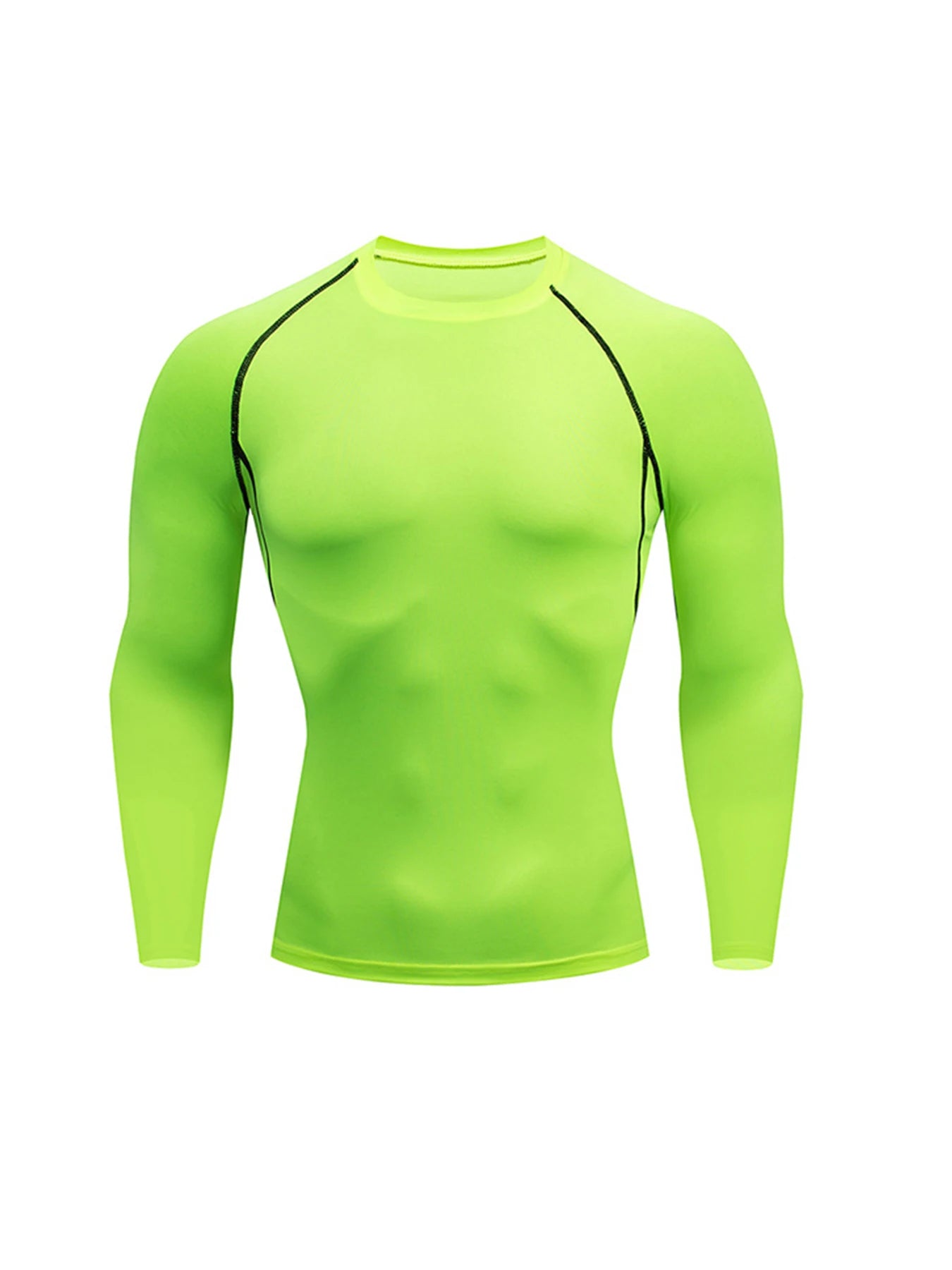 Men’s Compression Fit Long Sleeve – Quick-Dry Athletic Training Shirt