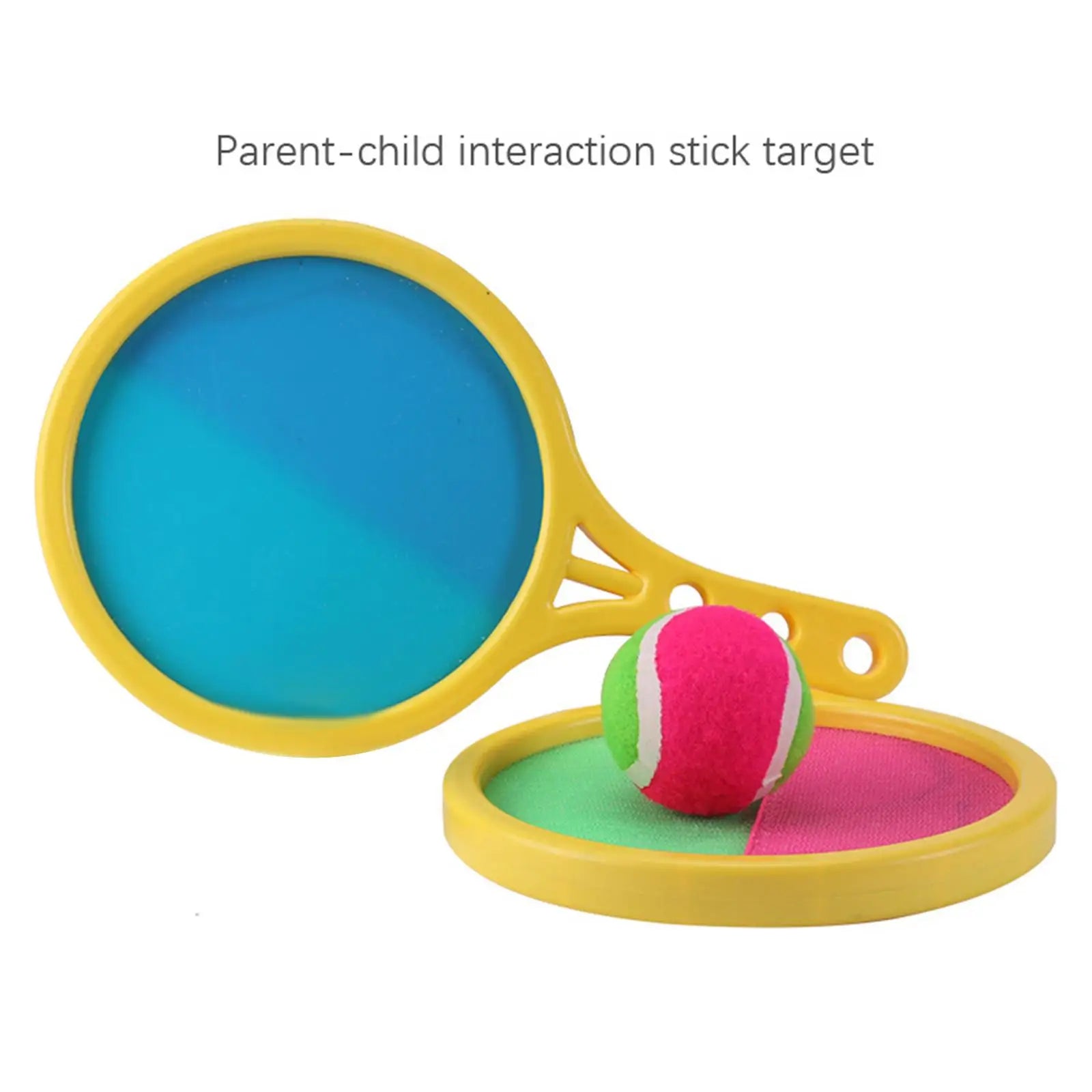 Mini Paddle Ball Racket Set – Beach & Outdoor Toss Game Toys for Kids and Adults