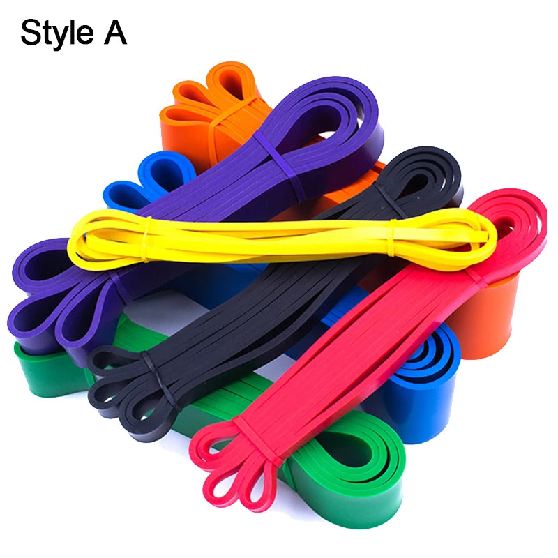 Resistance Bands for Fitness – Elastic Exercise & Strength Training Bands for Gym, Bodybuilding & Home Workouts