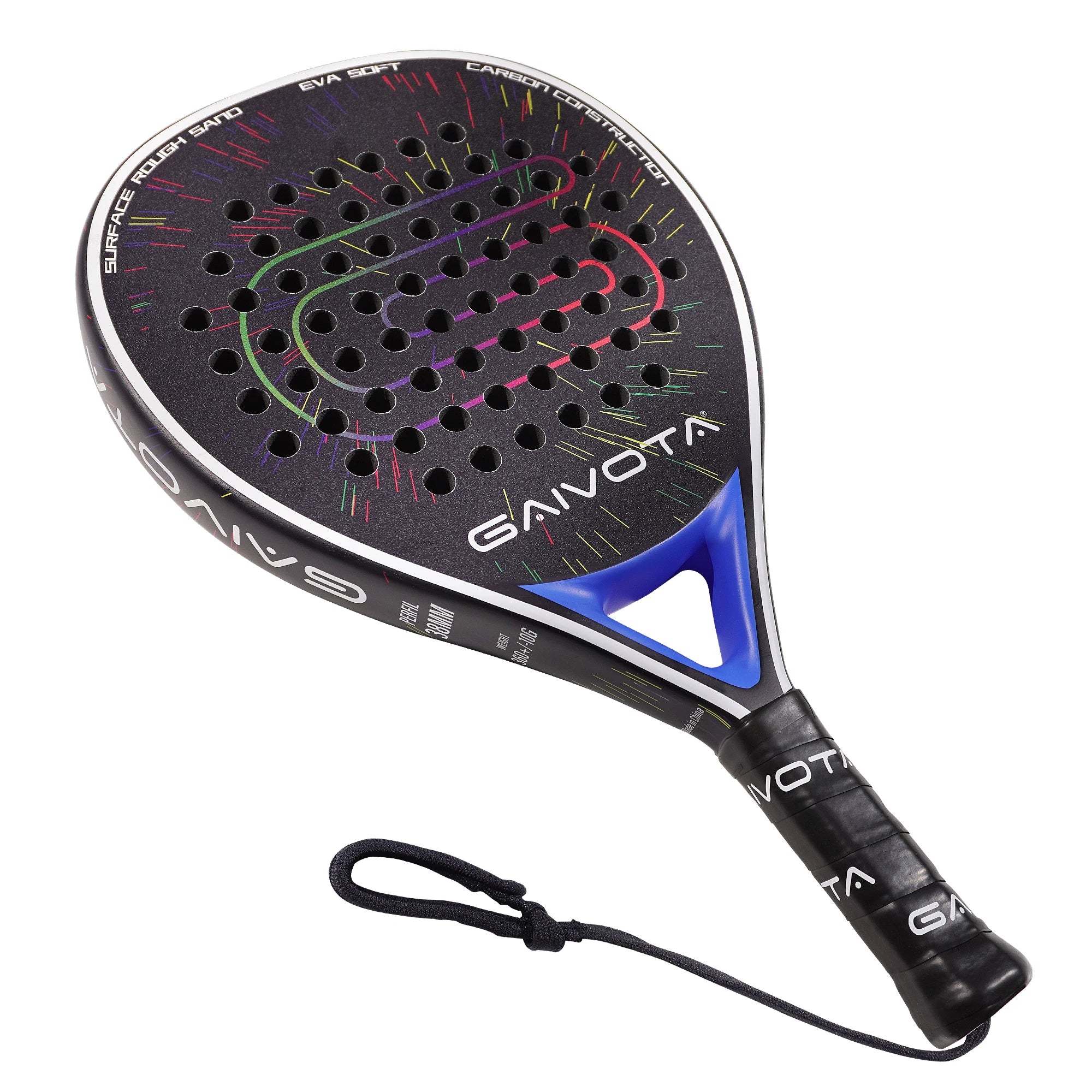 GAIVOTA PX20 2025 Blue Padel Racket | Carbon Fiber EVA Memory Foam Core Lightweight Tennis Paddle