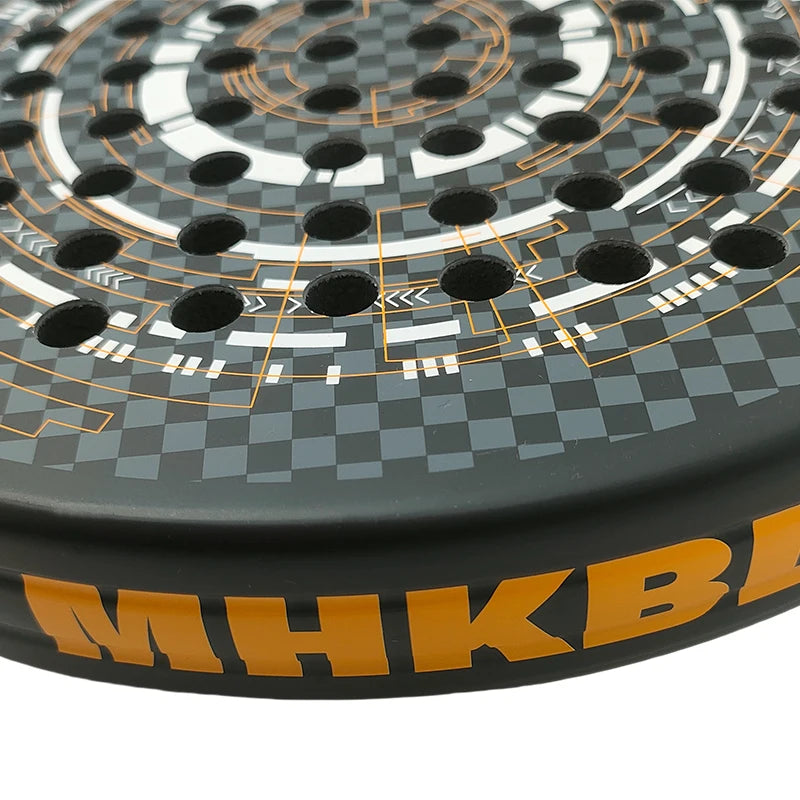 100% Carbon Fiber Padel Racket – EVA Memory Foam Core Beach Tennis Paddle