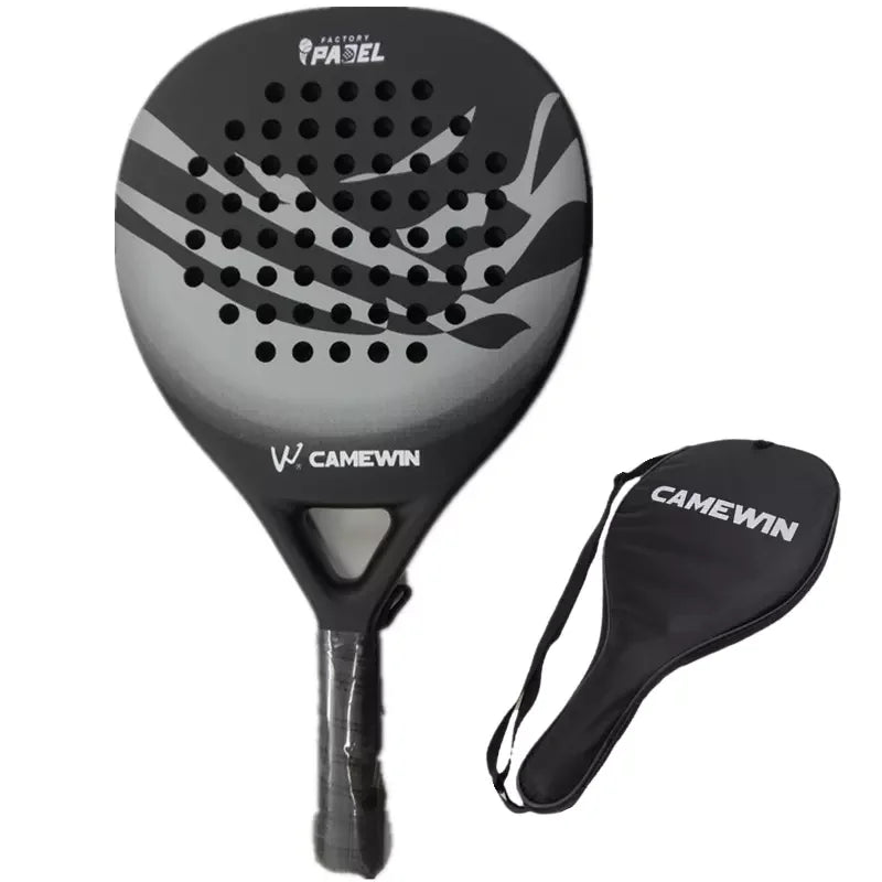 Camwin Carbon Fiber Padel Racket – Lightweight EVA Foam Core with Carry Bag