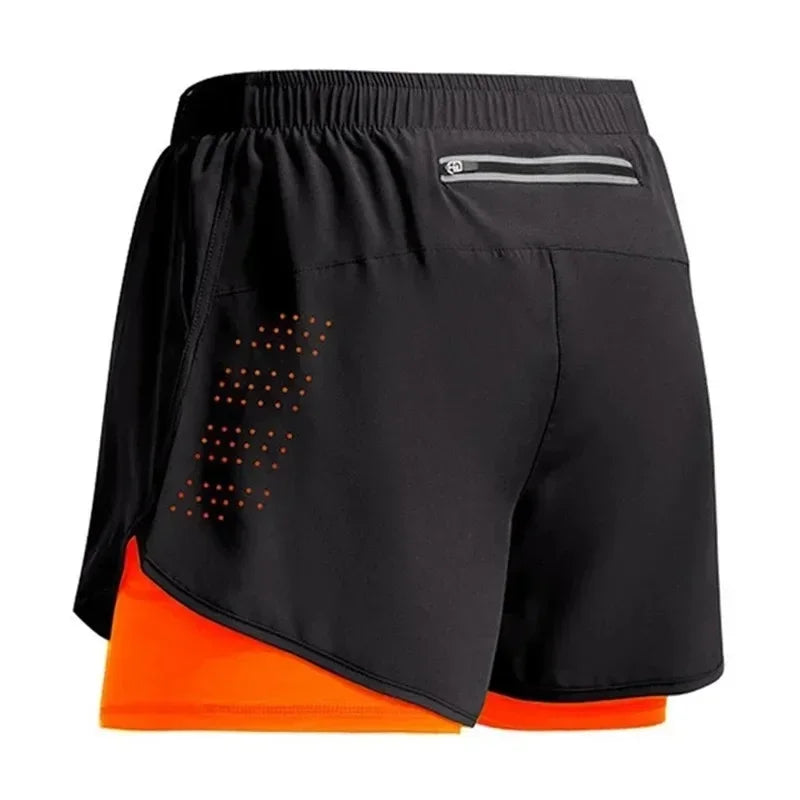 Men’s 2-in-1 Padel/Tennis Shorts – Quick-Dry Double-Layer Summer Court Shorts with Pockets