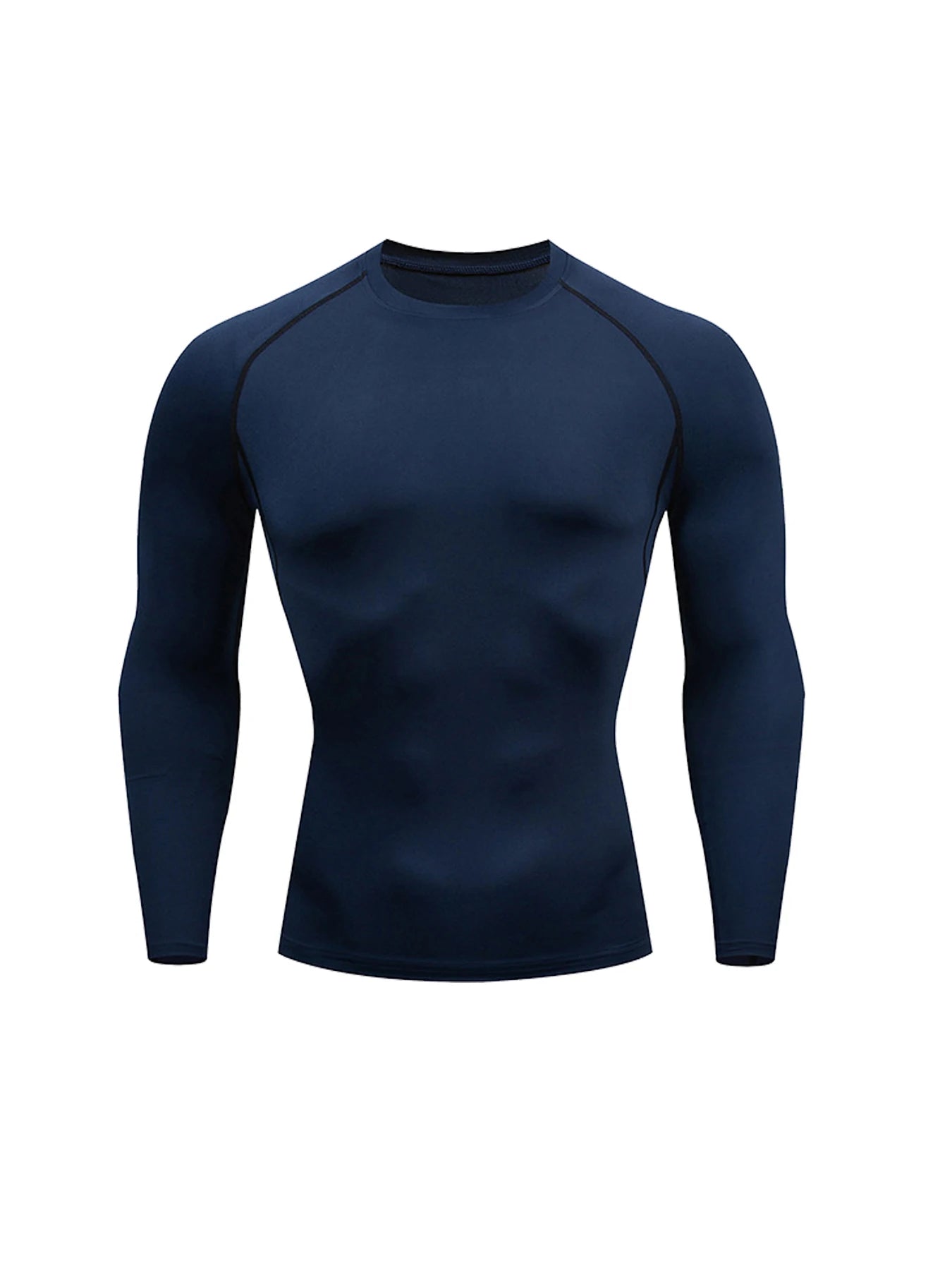 Men’s Compression Fit Long Sleeve – Quick-Dry Athletic Training Shirt