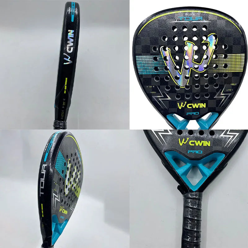 Camewin 18K Carbon Fiber Padel Racket – EVA Foam Core, Sweatproof Surface for Pro Players (2025 Edition)