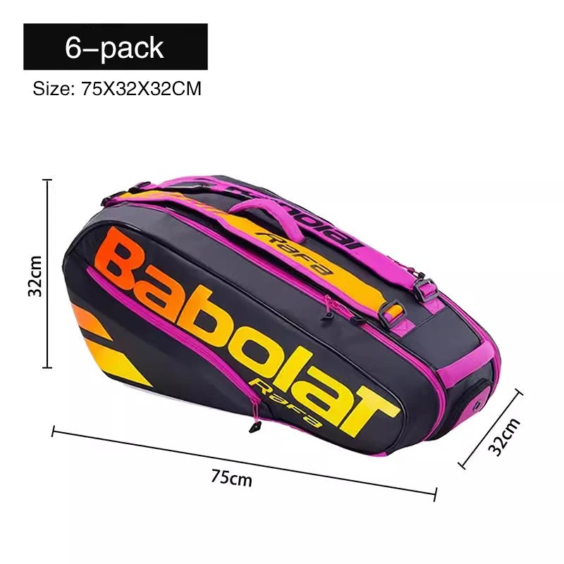 Babolat Wimbledon RAFA/RH6 Pure WIM Tennis & Padel Racket Backpack with Shoe Compartment