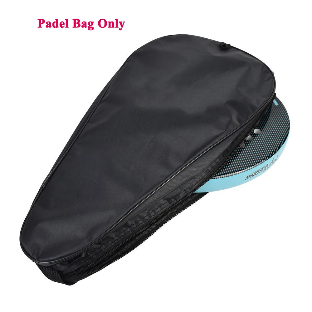 Black Padel Paddle Oxford Bag Cover – Lightweight Tennis & Padel Racket Shoulder Bag for Men & Women