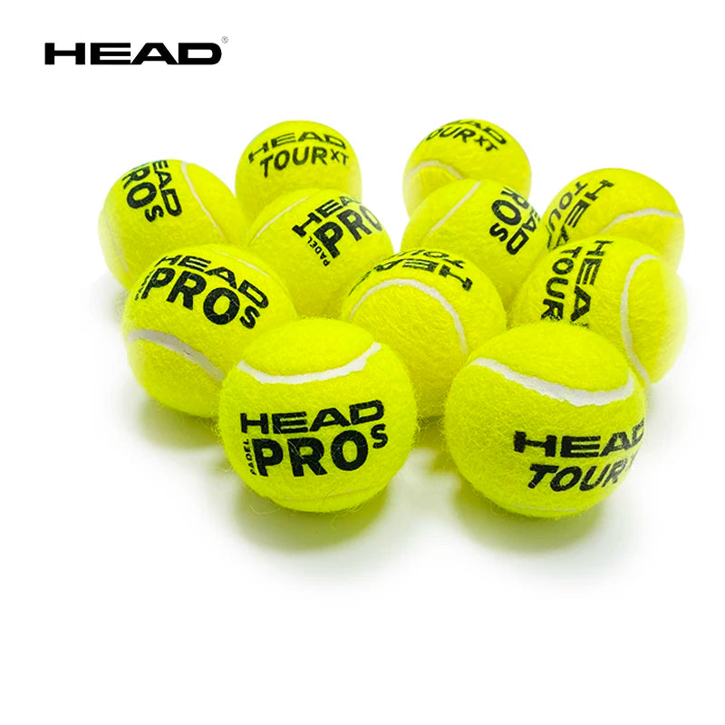 HEAD Tennis Balls – Professional Training Balls Wool & Rubber for Coaches and Players (3/6/9/12 PCS)