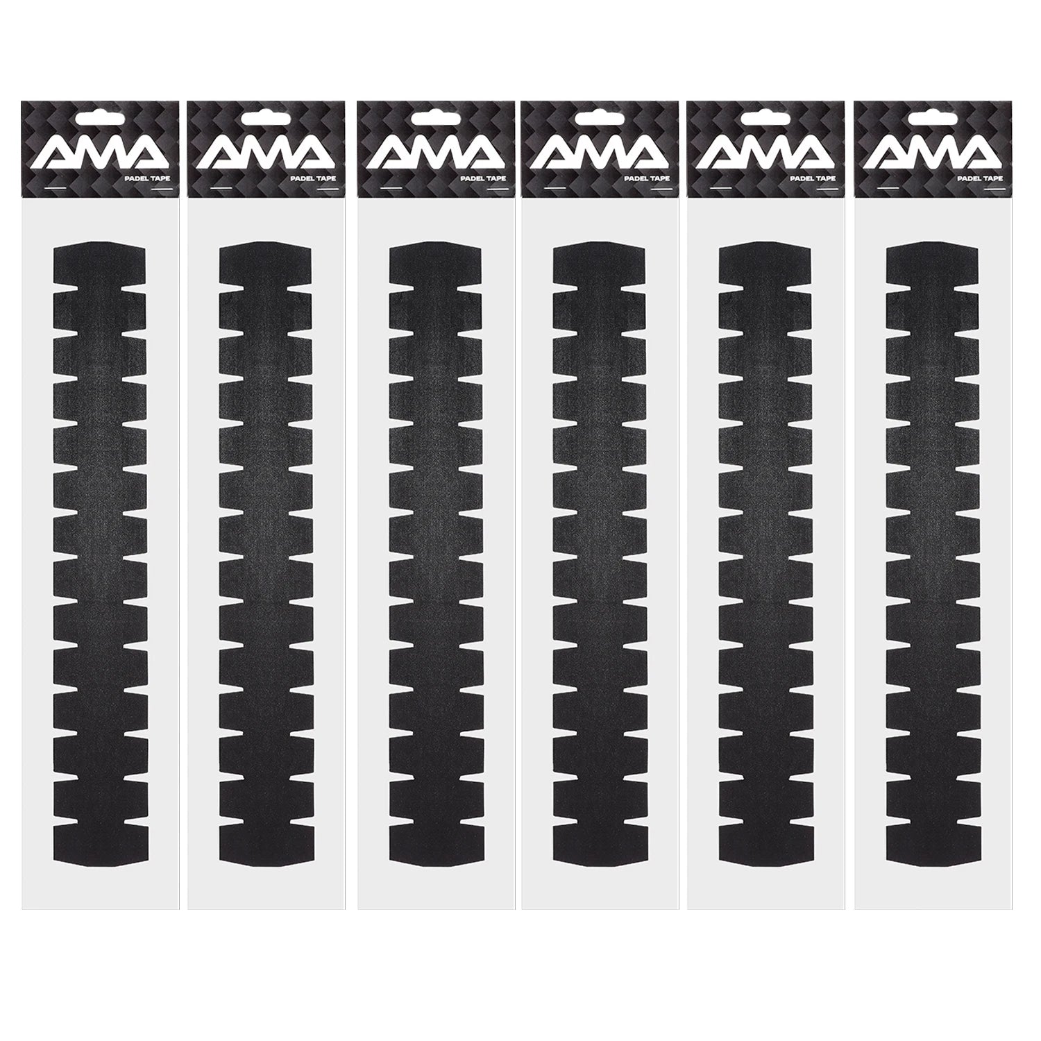 AMA SPORT Padel Racket Edge Protector Tape – Pack of 1/2/6, Durable Transparent Racket Guard