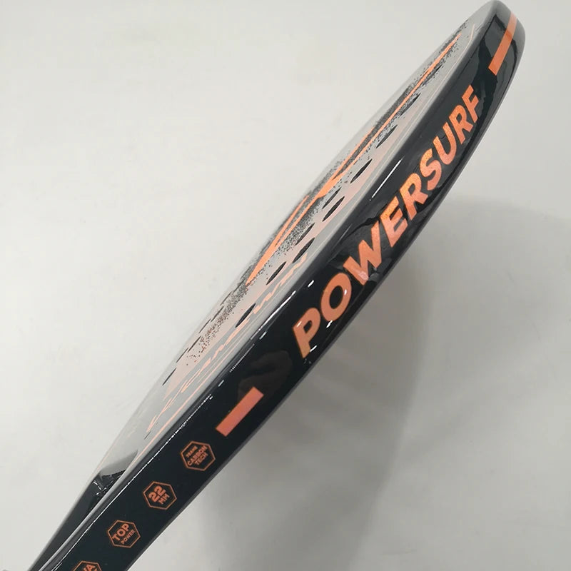 CAMEWIN 3K Carbon Fiber Padel & Beach Tennis Racket – Rough Surface with Protective Bag