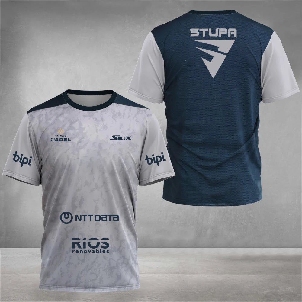 Breathable Padel Sport T-Shirt – Short Sleeve Top