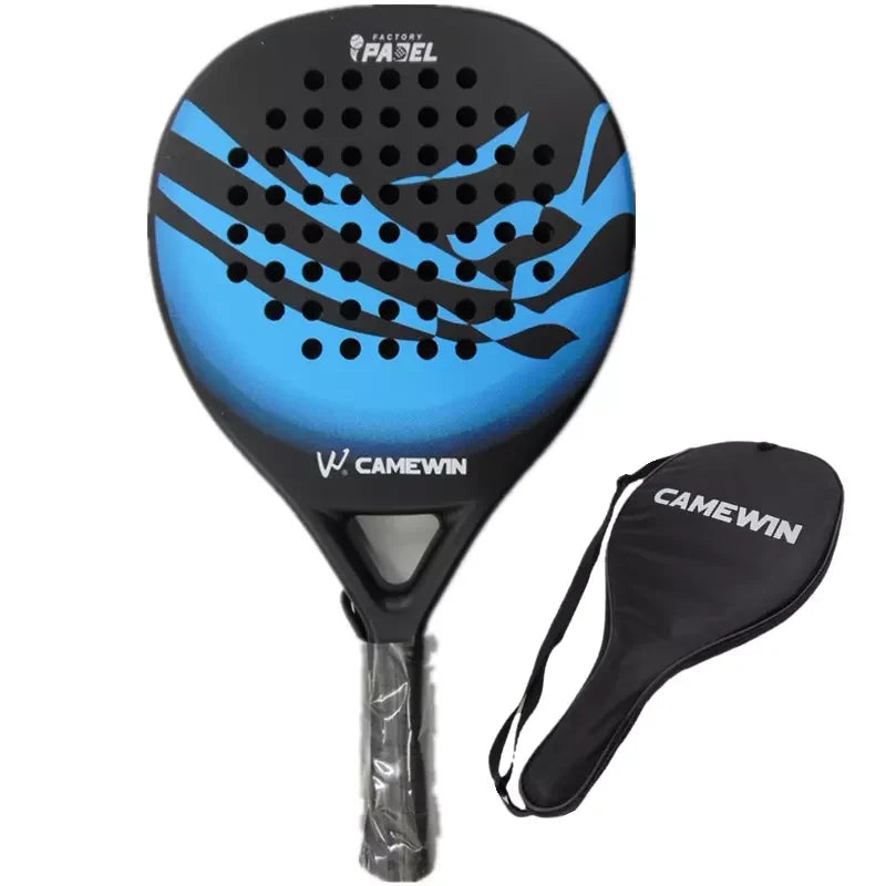 Camwin Carbon Fiber Padel Racket – Lightweight EVA Foam Core with Carry Bag