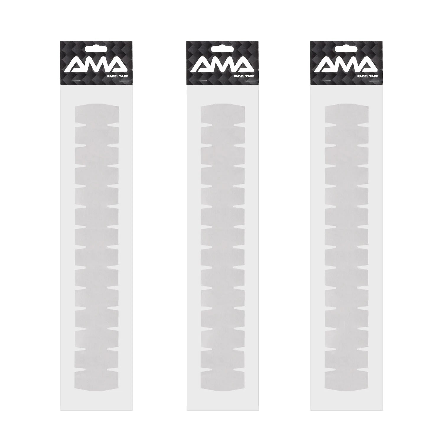 AMA SPORT Padel Racket Edge Protector Tape – Pack of 1/2/6, Durable Transparent Racket Guard