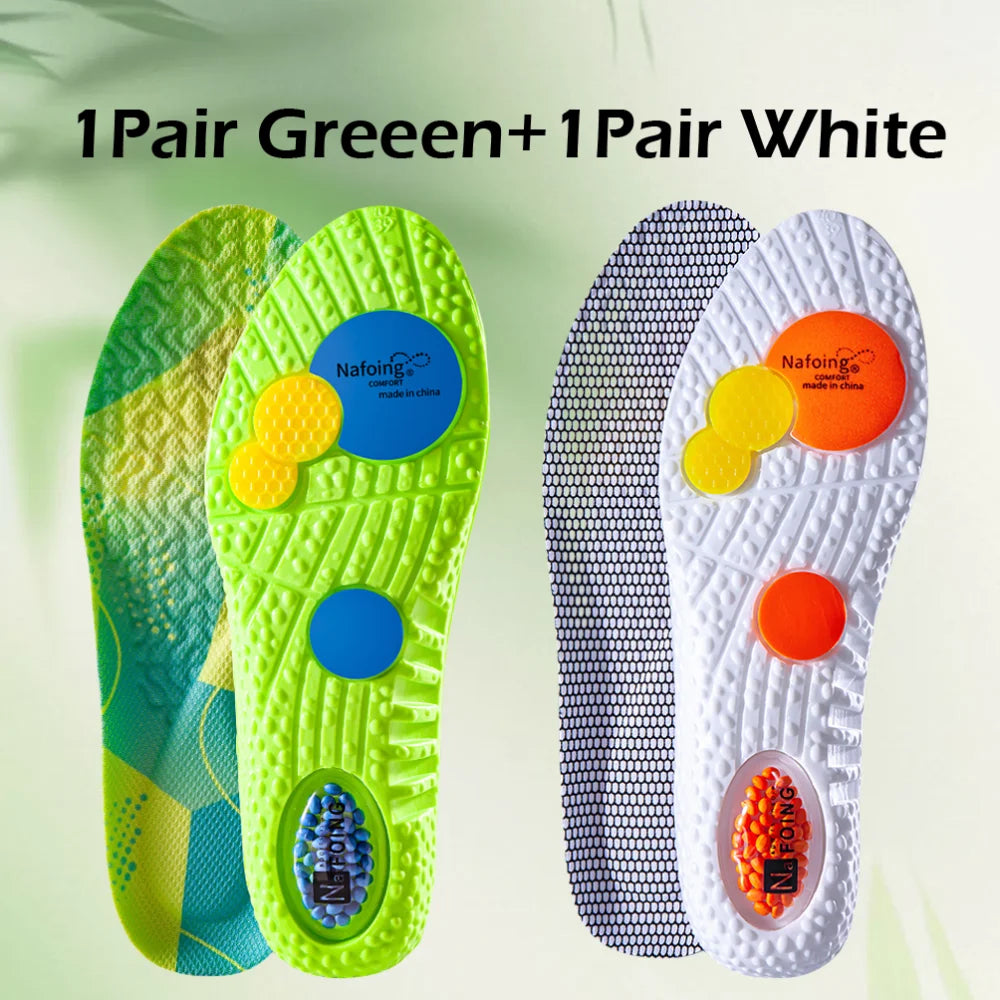 Shock-Absorbing EVA Insoles – Breathable Arch Support Pads for Men & Women