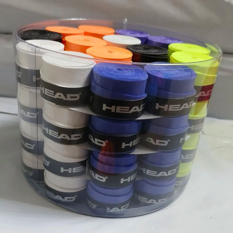 24pcs Original HEAD Tennis & Padel Overgrips – Anti-Slip Shock Absorption Racket Grip Tape