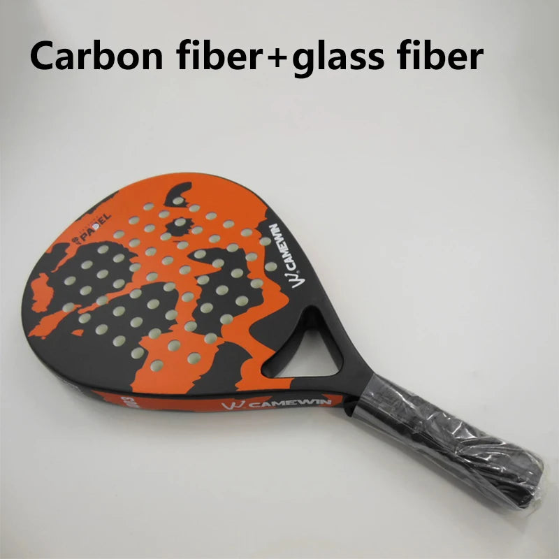 Lightweight Carbon Fiber Padel Racket – High Elasticity Tennis & Fitness Racquet