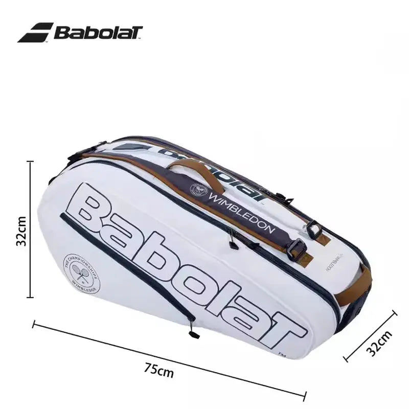 Babolat Wimbledon RAFA/RH6 Pure WIM Tennis & Padel Racket Backpack with Shoe Compartment