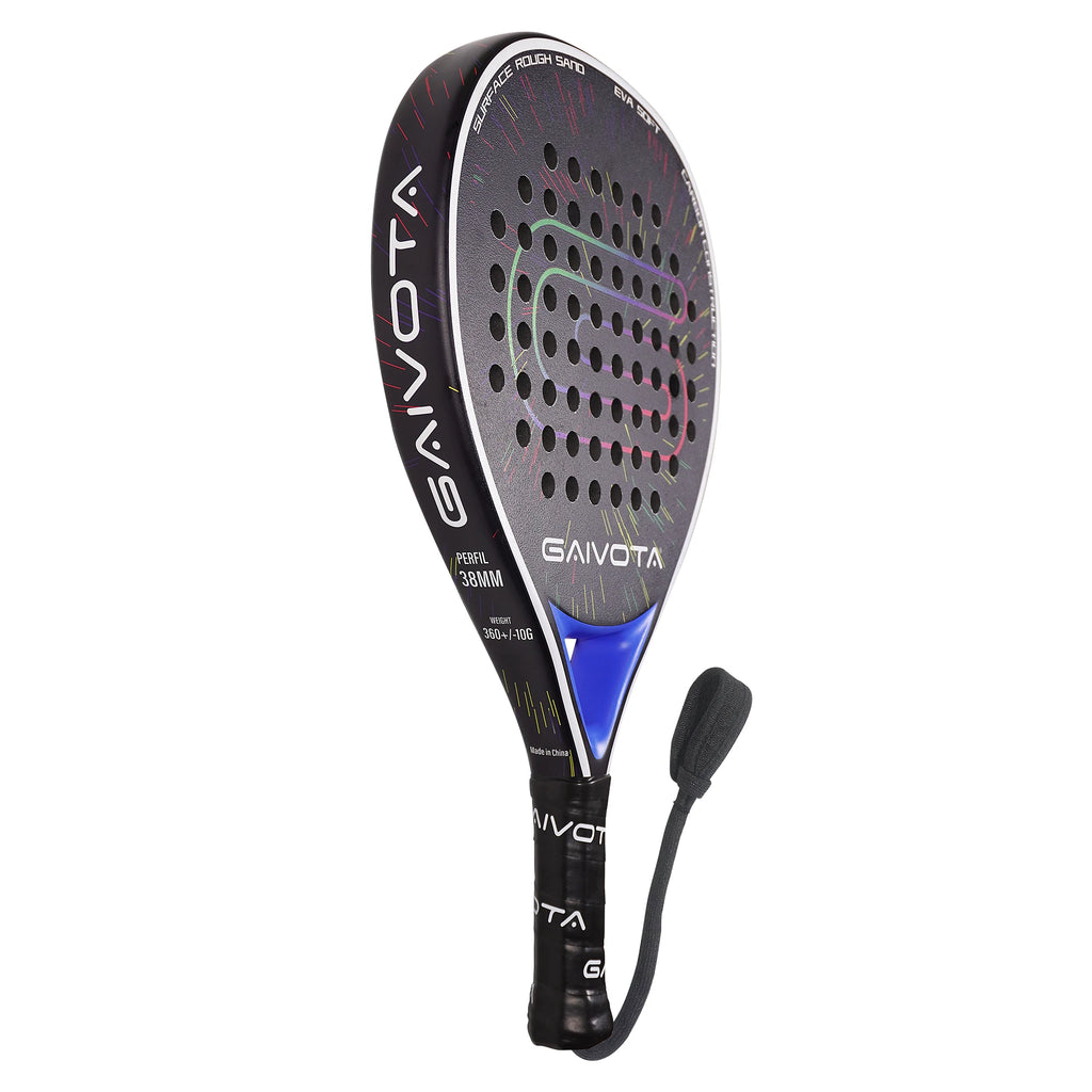 GAIVOTA PX20 2025 Blue Padel Racket | Carbon Fiber EVA Memory Foam Core Lightweight Tennis Paddle