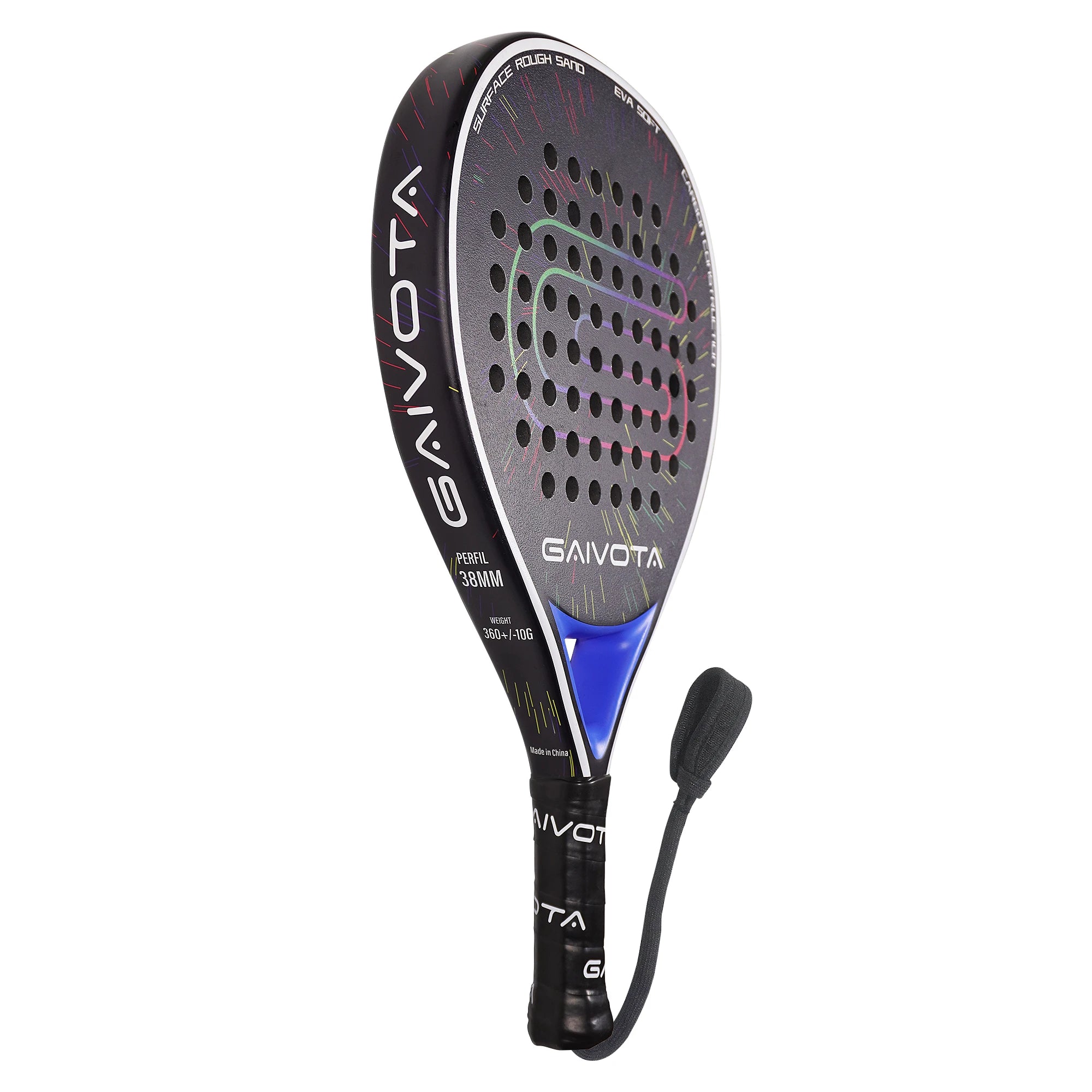 GAIVOTA PX20 2025 Blue Padel Racket | Carbon Fiber EVA Memory Foam Core Lightweight Tennis Paddle