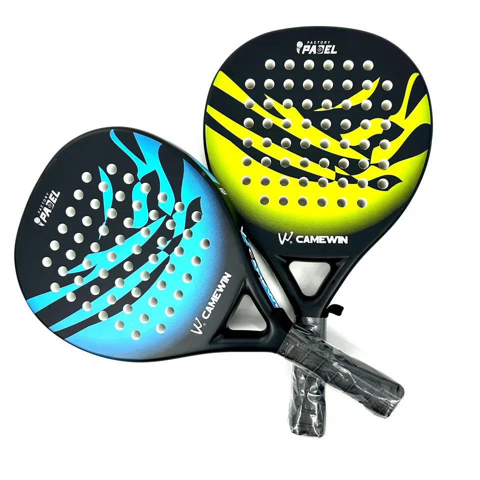 Camwin Carbon Fiber Padel Racket – Lightweight EVA Foam Core with Carry Bag