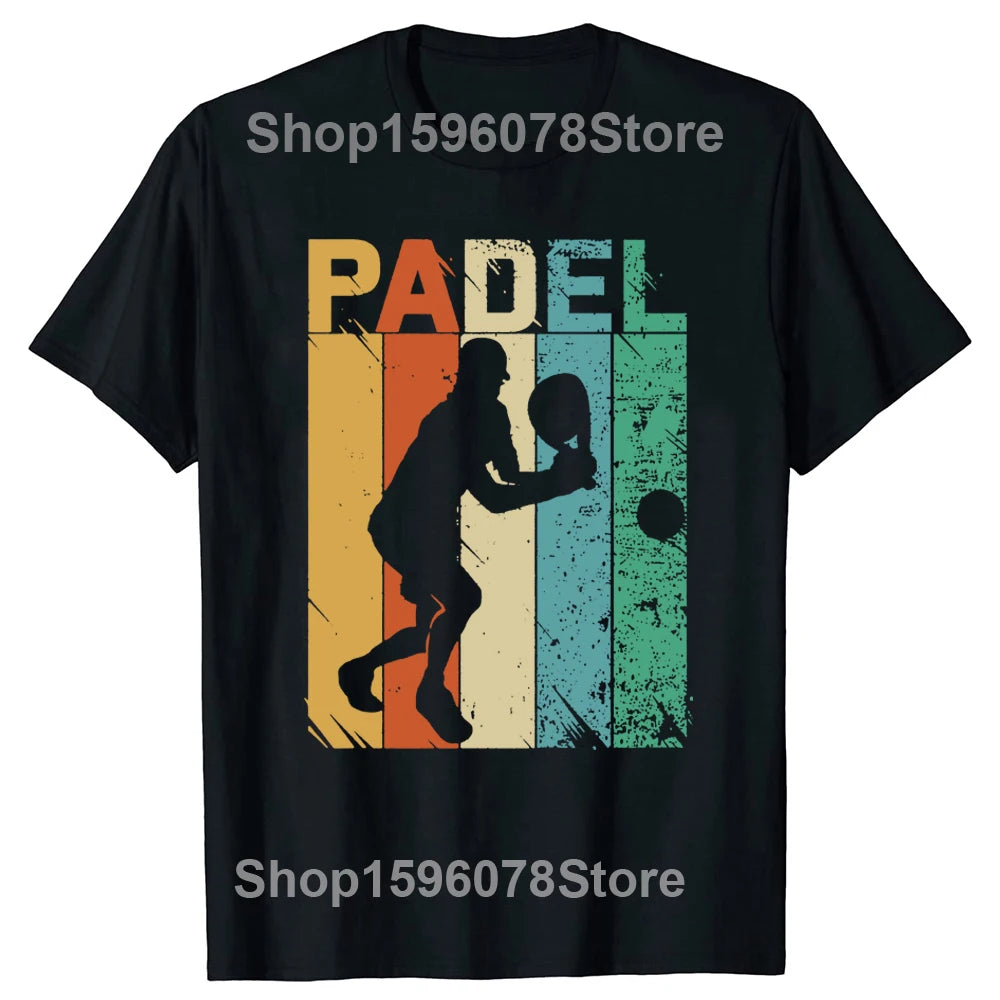 Padel Tennis Graphic Tee – Men’s Summer T-Shirt