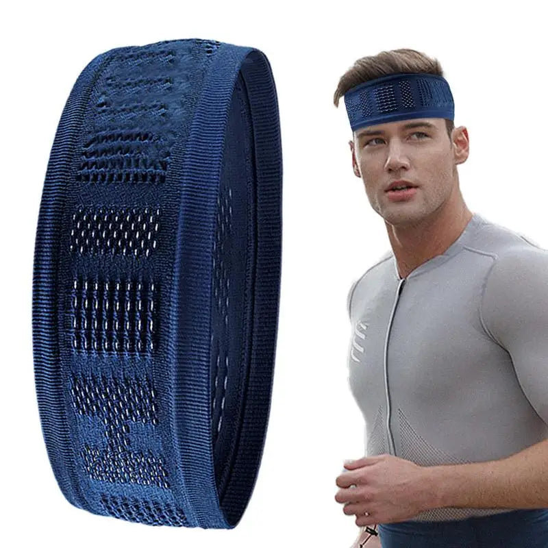 Unisex Elastic Sports Sweatband – Yoga & Fitness Headband with Logo