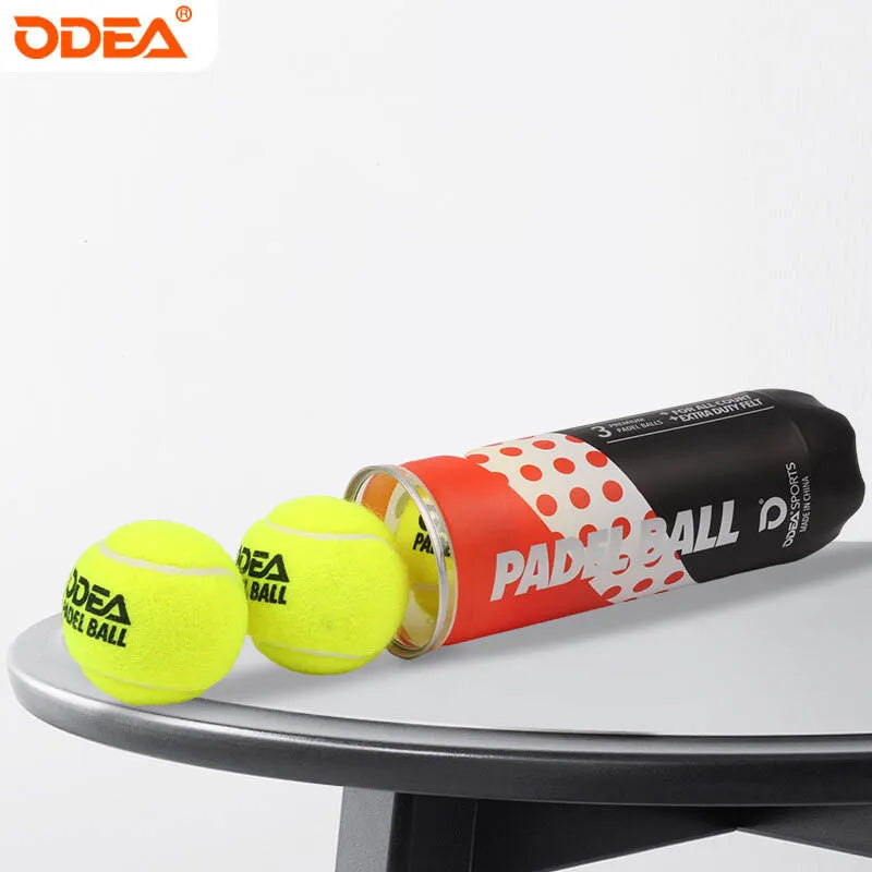 ODEA Padel & Tennis Balls – 3pcs Barrel | High Elasticity, Durable Training Balls