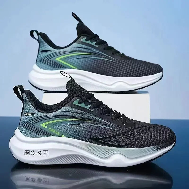 Men’s Summer Running & Fitness Shoes – Cushioned Sneakers for Tennis & Training