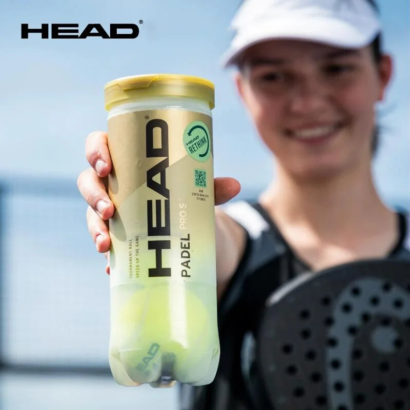 HEAD Controlled Padel Tennis Balls – 1 Can (3 Balls) for Training & Tournament